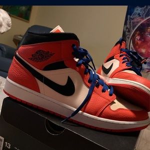 Team Orange Air Jordans size 13